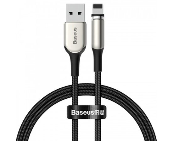 Кабель Baseus Lightning Zinc Magnetic Charging 1m, 2A Black (000005024), Колір: Black