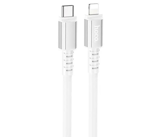 Кабель Hoco Type-C to Lightning Strength PD charging data cable X85 1m, 20W White (000009060), Цвет: White