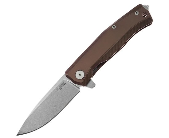 Карманный нож Lionsteel Myto Stone Washed brown (MT01A ES)