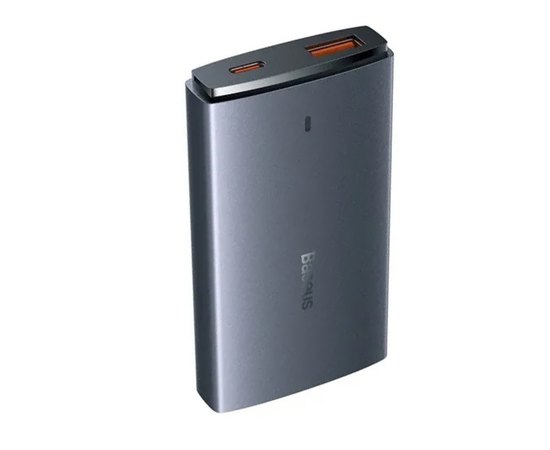 Зарядное устройство Baseus Gan5 Pro Ultra - Slim Fast Charger C + U 65W Overseas Edition CCGP150113 Grey (000010572)