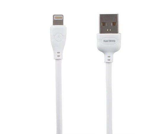 Кабель Koni Strong Lightning KS-63i White (000002638), Колір: White