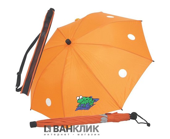 Зонт EUROSchirm Swing liteflex kids orange W2K69022/SU18182