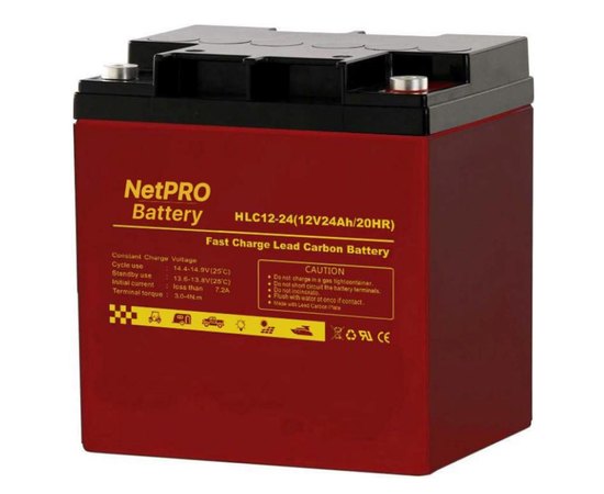 Аккумуляторная батарея NetPRO 12V 24Ah HLC 12-24