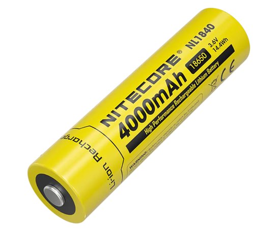 Акумуляторна батарея Nitecore 18650 4000mAh NL1840 (6-1530)