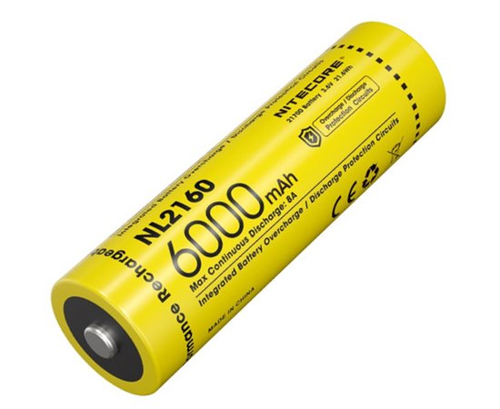 Акумуляторна батарея Nitecore 21700 6000mAh NL2160 (6-1522)