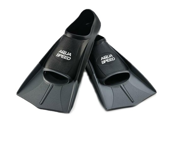 Ласты Aqua Speed Training Fins 2724 черный/серый, детские р. 31-32 (137-26), Размер : 31-32, Цвет: Чёрный/серый