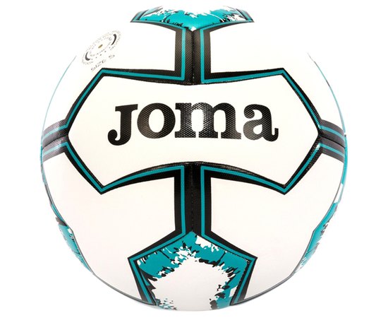 М'яч футбольний Joma Dynamic II білий/бірюзовий size 5 (400853.223)