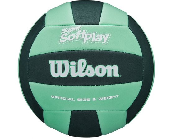 Мяч волейбольный Wilson Super Soft Play Green/Forest green (WV4006003XBOF), Размер: 5, Цвет: Зелёный