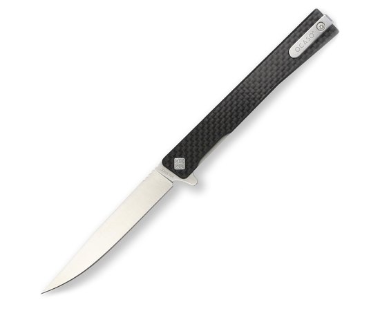 Нож сувенирный Ocaso Solstice Carbon Fiber Satin (10CFS), Цвет : Black, Покрытие клинка: Satin