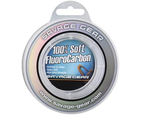 Флюорокарбон Savage Gear Soft Fluorocarbon 40m 0.36mm 8.4kg Clear (72240), Диаметр, мм: 0.36, Размотка, м : 40 м