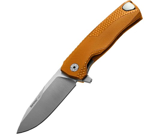 Нож Lionsteel Rok Aluminum Satin orange (ROK A OS), Цвет : Orange, Покрытие клинка: Satin