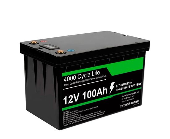 Акумуляторна батарея LANPWR LFP12-100 (12V-100Ah, 100A BMS)