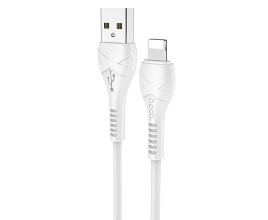 Кабель Hoco Lightning Cool Power X37 1m, 2.4A White (000003410)