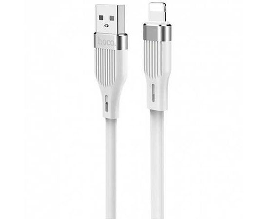 Кабель Hoco Lightning Forest Silicone U72 1.2m, 2.4A White (000003953)