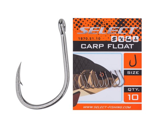 Крючок Select Carp Classic #10 (10 шт/уп) (1870.51.08), Номер крючка, № : 10