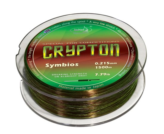 Леска Katran Crypton Symbios 1000m neon/brown 0.286mm 12.78lb/5.8kg (4262389020048), Разрывная нагрузка, lb : 12.78, Размотка, м : 1000 м