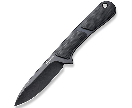 Маленький ніж Civivi Mini Elementum Fixed Blade C23010-1, Колір: Black