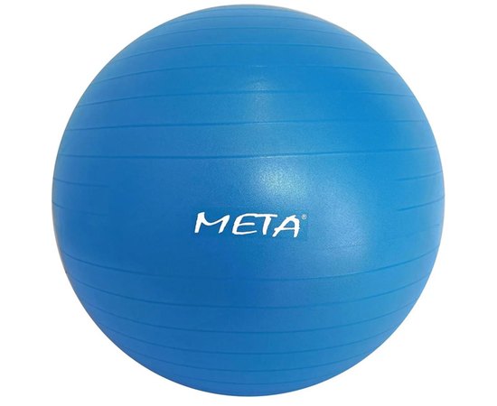 Мяч для фитнеса Meta Fitness ball синий size 65 см (1700000065), Диаметр мяча, мм : 650 мм