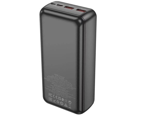 Повербанк Borofone BJ38B Power 22.5W+PD20W 30000 mAh Черный (6941991105609), Ёмкость: 30 000 mAh