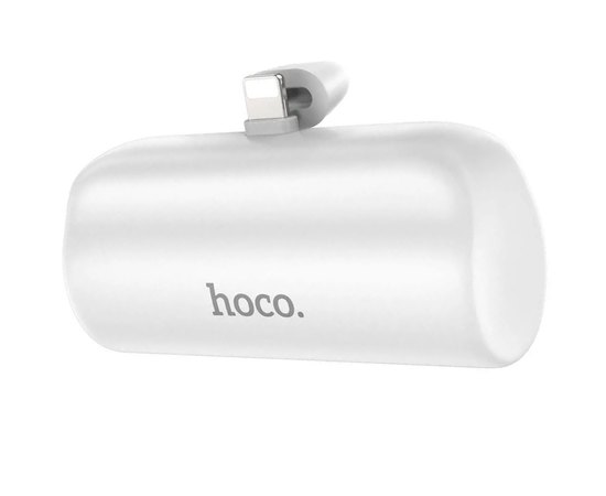 Повербанк HOCO J106 Pocket iP 5000 mAh White (6931474790385), Колір: Білий