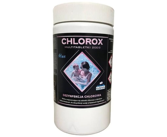 Таблетки для бассейна CHLOROX BLUE TABS многофункциональные 5 шт/уп 1 кг (1 таблетка 200 г)