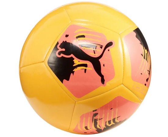 Мяч футбольный Puma Big Cat ball розовый size 4 (084214-02), Размер: 4, Цвет: Жёлтый