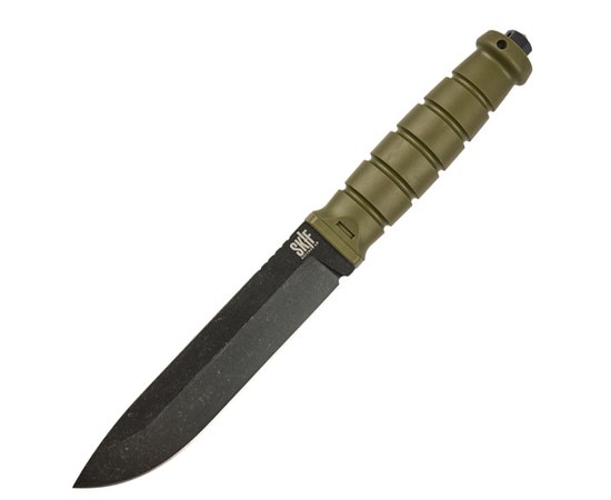 Ніж тактичний Skif Predator 2.0 BSW Olive (FBL-002BSWOL), Колір: Olive, Покриття клинка: Black Stonewashed