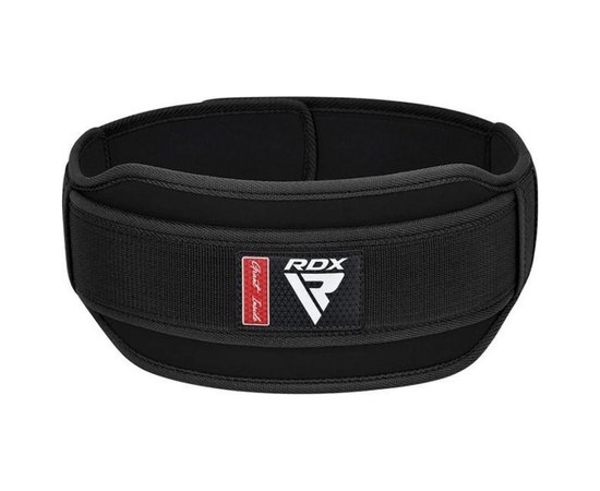 Пояс для тяжелой атлетики RDX RX5 Double Belt неопрен Black L (WBD-RX5B-L), Размер: L, Цвет: Black