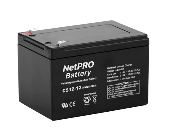 Аккумуляторная батарея NetPRO 12V 12Ah CS12-12