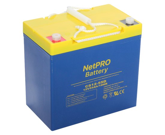 Аккумуляторная батарея NetPRO 12V 55Ah CS12-55D