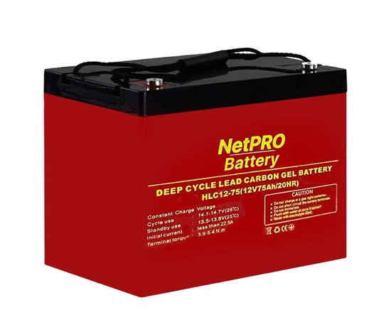 Акумуляторна батарея NetPRO 12V 75Ah HLC 12-75