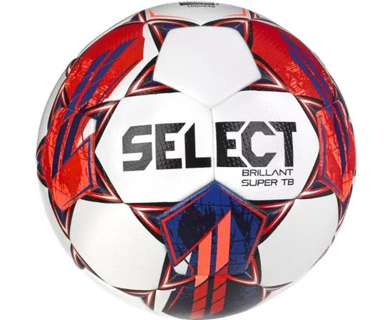 Мяч футбольный Select Brilliant Super FIFA TB v23 белый/красный size 5 (011496-103)