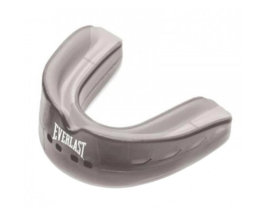 Капа для бокса Everlast Evershield Double Mouth Guard серый/черный (722431-70-121)