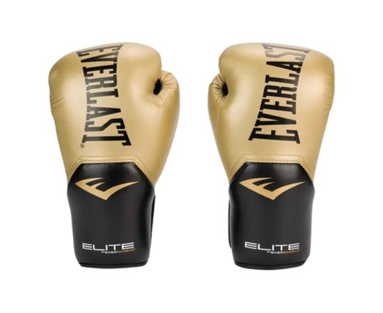 Боксерские перчатки Everlast Elite Training Gloves золотой 8 унц (870290-70-15)