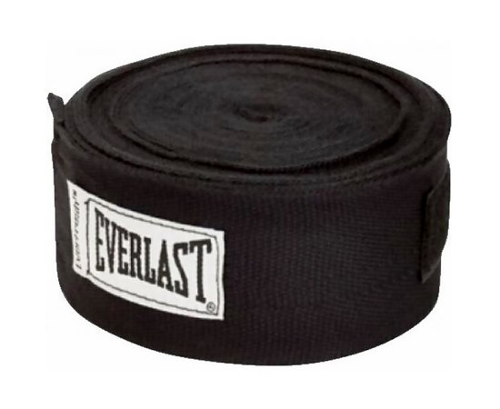 Бинты боксерские Everlast Pro Style Hand Wraps 180 X2 черный (722301-71-8)