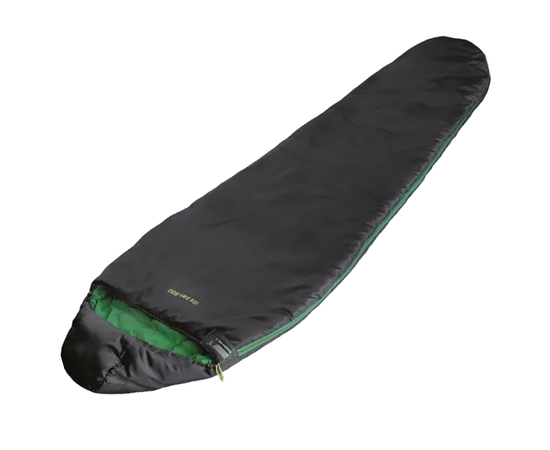 Спальний мішок High Peak Lite Pak 800 / +8°C (Right) Black/green 922759, Сторона застібки: Права