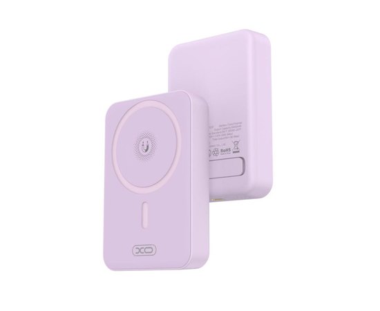 Повербанк XO PR231 Magnetic 15W wireless charging+PD20W 10000 mAh Purple (6920680851478), Цвет : Purple