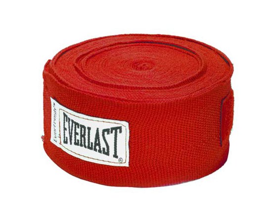 Бинты боксерские Everlast Pro Style Hand Wraps 180 X2 красный (723771-70-4)