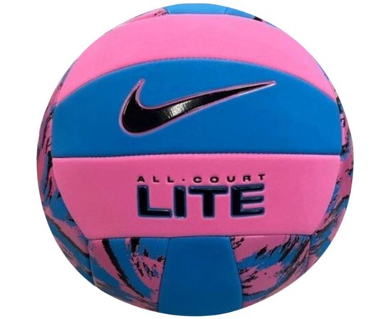 Мяч волейбольный Nike All Court Lite Volleyboll Deflated Playful Pink/LT Photo Blue/Black size 5 (N.100.9071.659.05)