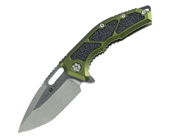 Кишеньковий ніж Heretic Medusa Tanto Battleworn MagnaCut Aluminum Green (H009-5A-GRN)