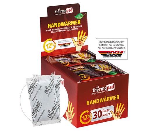 Набор химических грелок для рук Thermopad Hand Warmer 30 пар (TPD 78310)