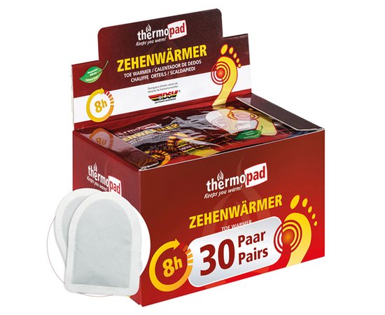 Набор химических грелок для ног Thermopad Toe Warmer 30 пар (TPD 78320)