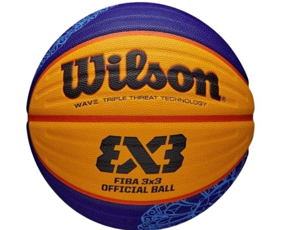 М'яч баскетбольний Wilson FIBA 3X3 Game Ball Paris Retail 2024 6F size 6 (WZ1011502XB6F)