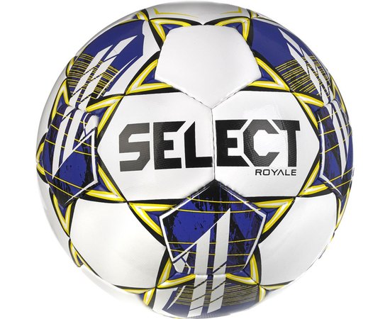 М'яч футбольний Select Royale FIFA v23 білий/фіолетовий size 4 (022436-741), Розмір: 4