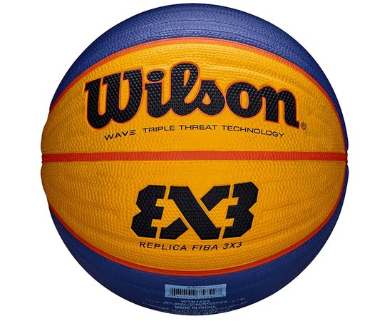 М'яч баскетбольний Wilson FIBA 3X3 Replica Paris 2024 6F size 6 (WZ3015001XB6F)