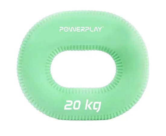 Эспандер кистевой силиконовый PowerPlay PP-4336 Hand Grip Medium 20 кг Зеленый (PP_4336_Green_20kg)