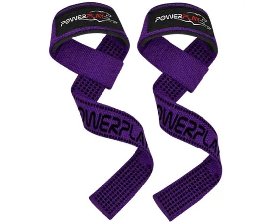 Лямки для тяги PowerPlay 7064 Lifting Gym Straps Фіолетові (PP_7064_Purple)