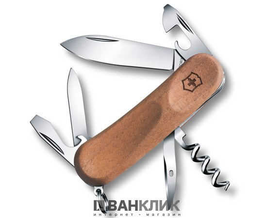 Нож Victorinox Delemont, EvoWood 10, 85 мм, EvoWood, орех 2.3801.63