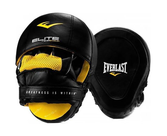 Лапы боксерские Everlast Elit Mantis Mit черный OSFM (722371-70-8)