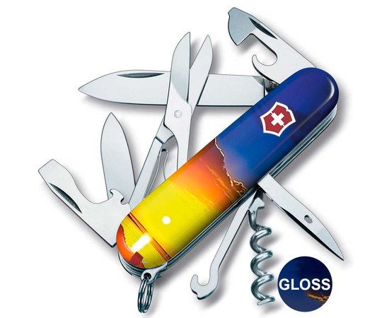 Многофункциональный нож Victorinox Climber Ukraine Рассвет 1.3703.7.T3220pw